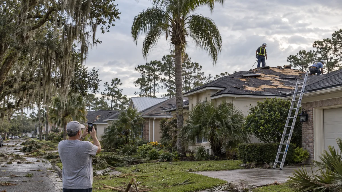 Hurricane and Storm Roof Damage in Jacksonville, FL: Insurance Claims